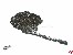 Flachankerkette Eisen, platin 3,8x2,5mm