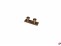 Doppelpoller Metall br�niert 24x8x9mm