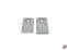 T�r aus PVC links weiss 19x10mm mit Bullauge