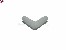 PVC Schlauchverbinder 10mm L-Form POM