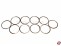 Ringe f�r Beschlag Tombak 12mm