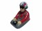 Kunststoff-Sportpilot sitzend rot 117x96mm 1:6