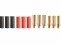 Stecksystem Goldkontakt Stecker/Buchse 5mm mit Schrumpfschlauch