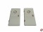 T�r aus PVC links weiss 36x17mm mit Bullauge
