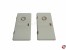 T�r aus PVC links weiss 36x17mm mit Bullauge