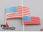 Flaggensatz USA 25x40mm und 15x30mm