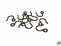 Takelhaken Messing 12x8mm