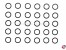 Distanzscheiben-Satz 6mm 0,1-0,3mm (3x10St�ck)