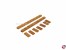 Treppe aus Holz Bausatz 12x50mm