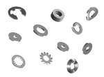 WG235 Werkstoffe - Schrauben, Muttern, Nägel etc. - Eisen, Stahl - Scheiben